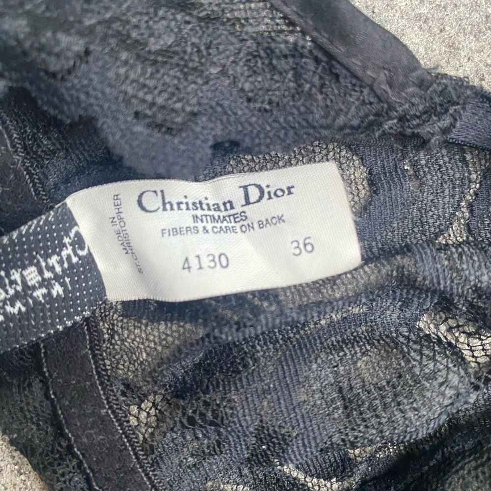 Dior Elegant Black Lace Bra - Picture 4 of 4